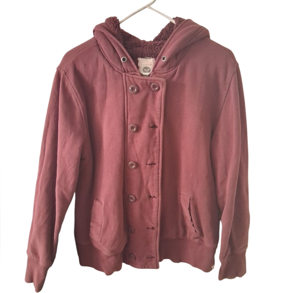 Roxy Purple Full Zip Hoodie Women's XL